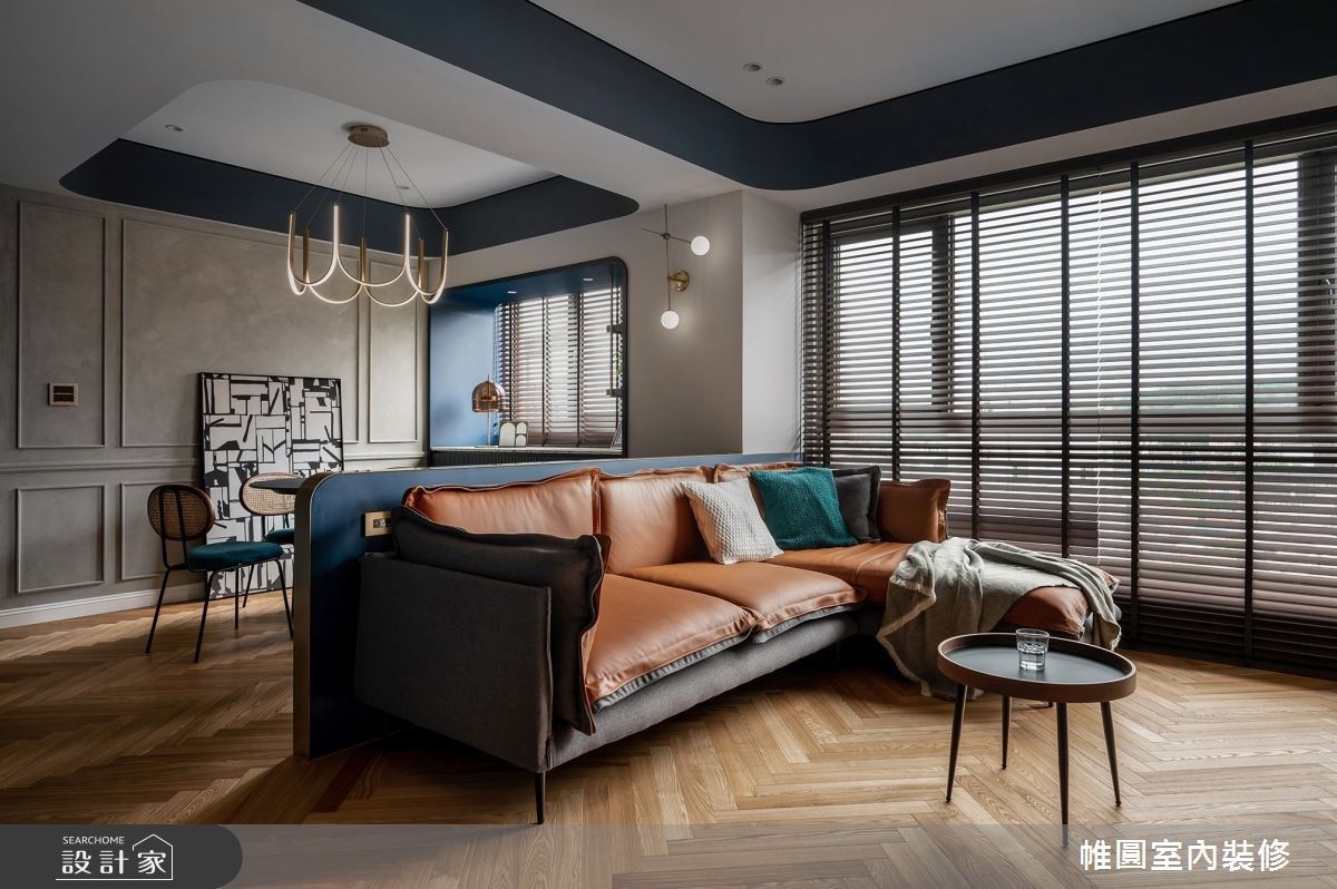 時髦又復古！水磨石、人字拼地板 訂製 30 坪英式混搭宅的迷人 DNA