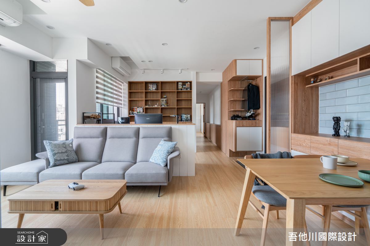 簡約設計與木質感混搭新生活，28坪都市桃花源讓壓力煙消雲散