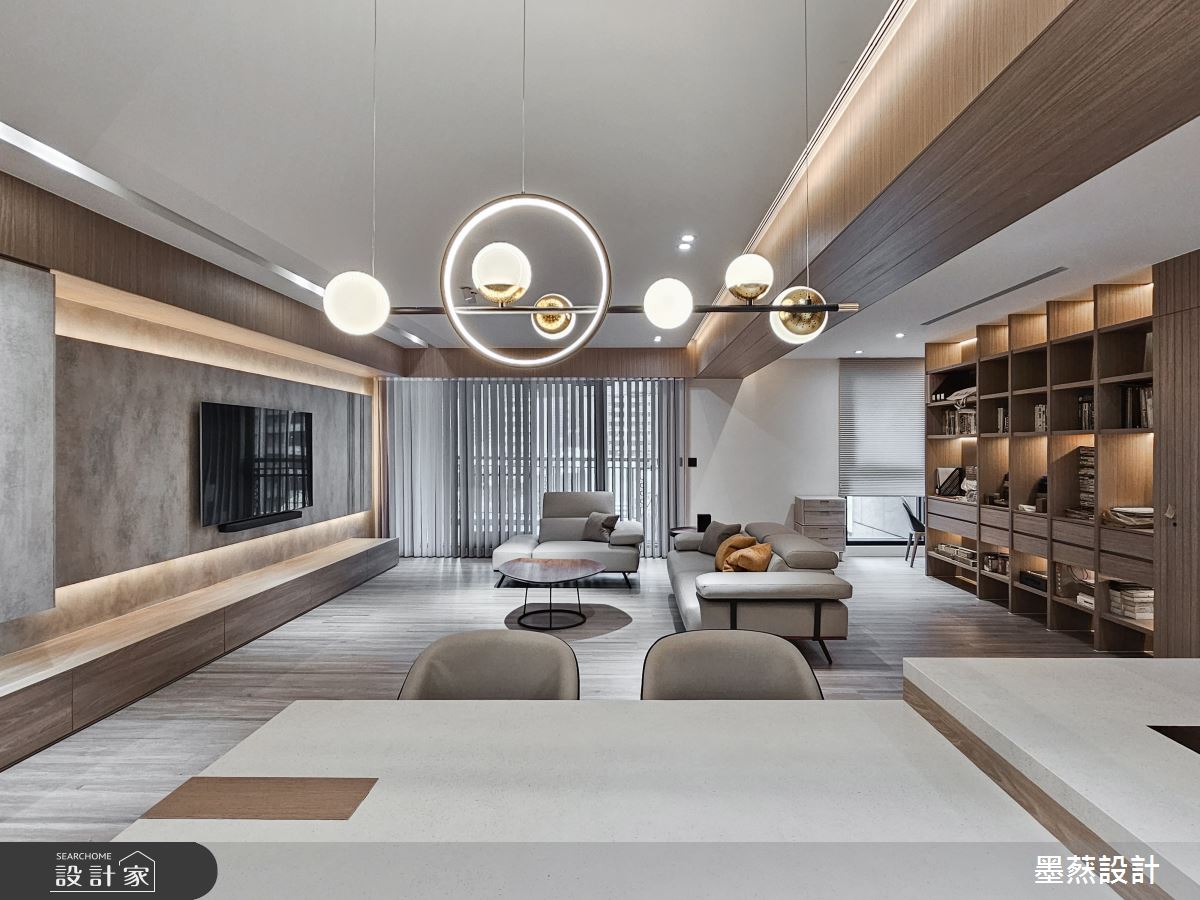 沉浸式體驗最純粹的美好，台中65坪毛胚屋以木質佐藝術塗料勾勒木白光景