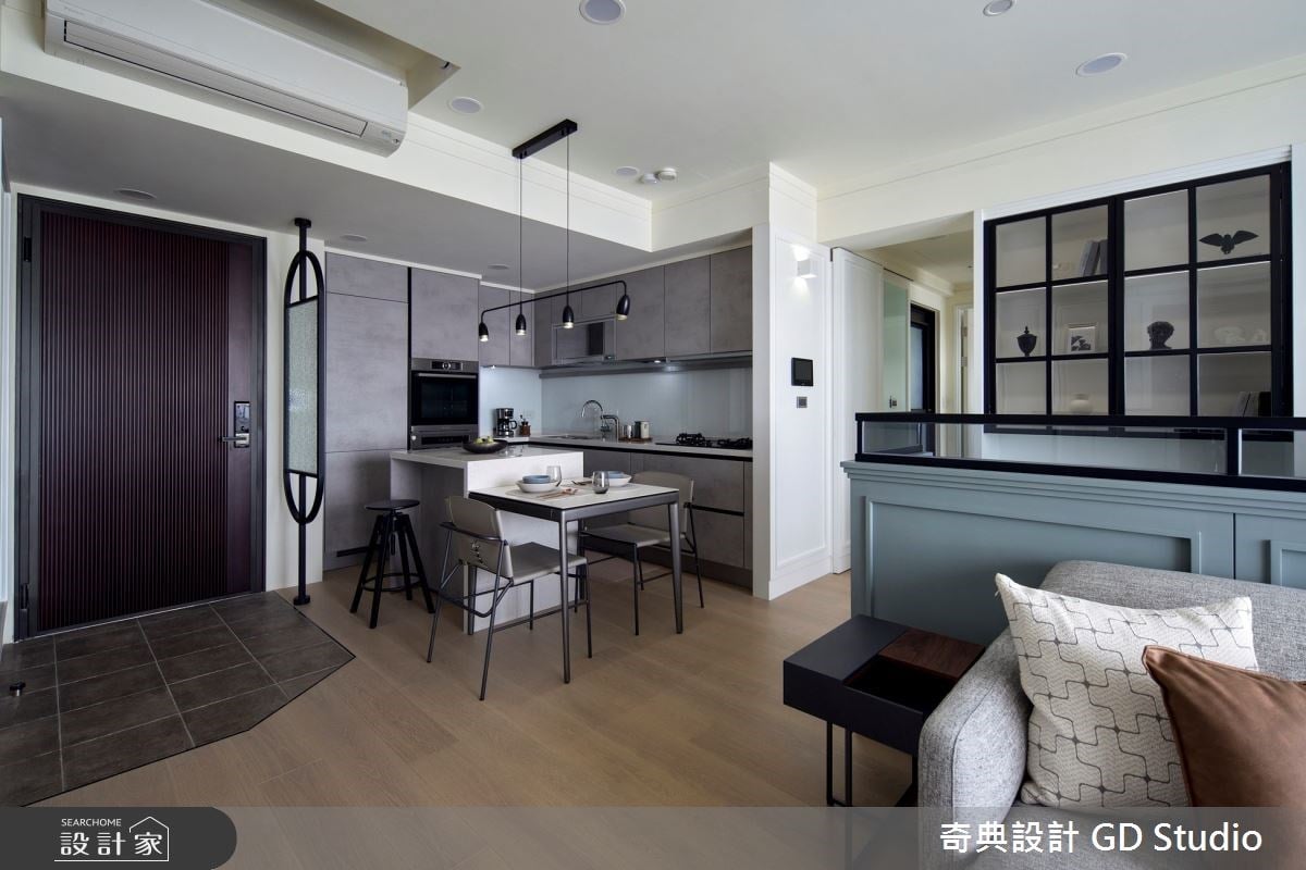 復刻退休屋主的曼哈頓記憶！以預售屋客變，打造莫蘭迪色調的美式風居家