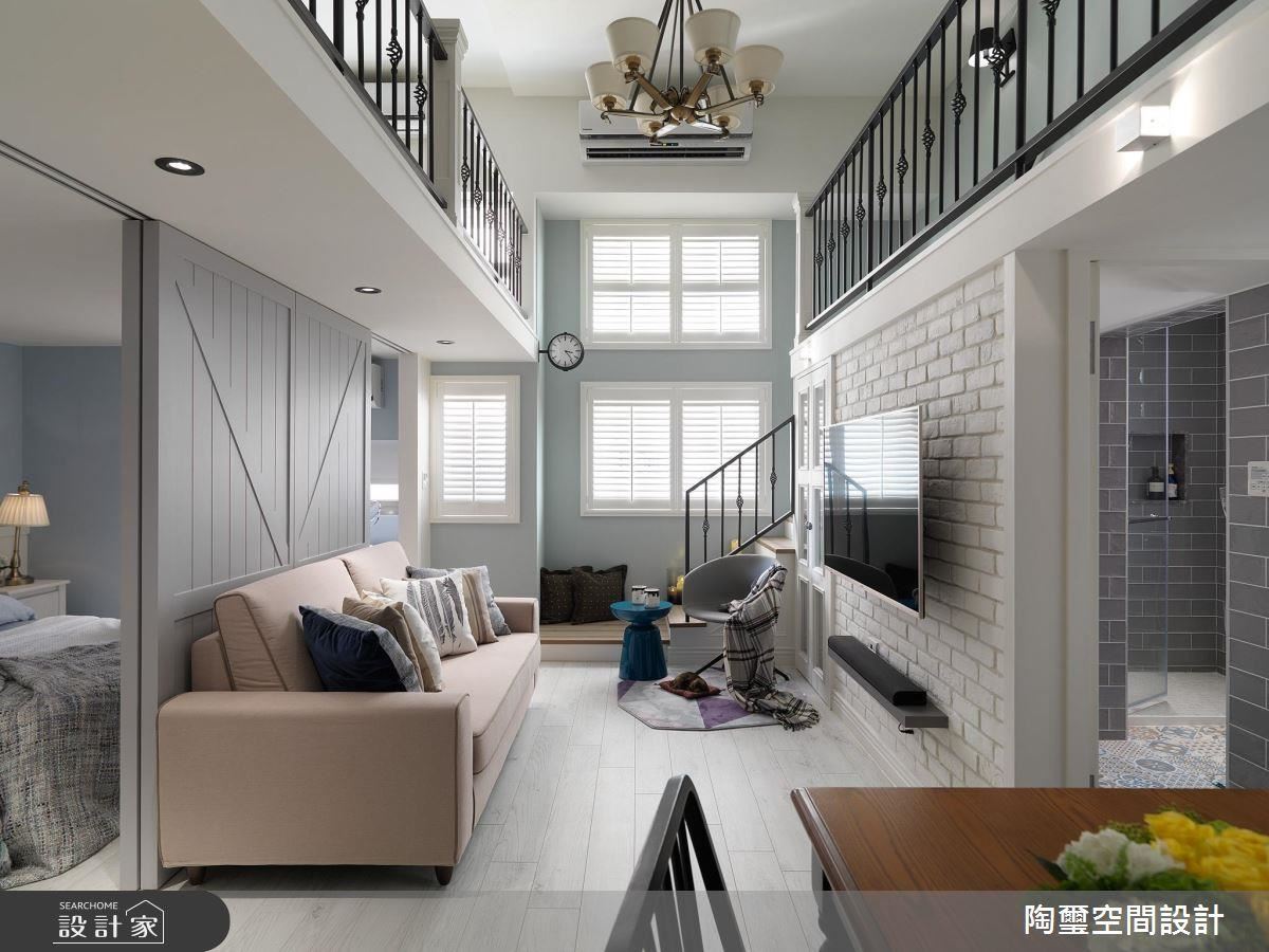 中古屋改造也能這麼美？！ 走甜美浪漫路線的 25 坪美式風樓中樓