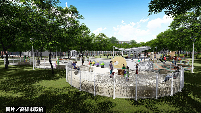 左營福山公園 特色遊戲場開工