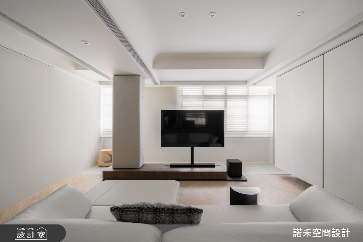 與老友攜手共創理想生活!新北市 中和老屋翻新化身冬日晨曦，機能更是五...