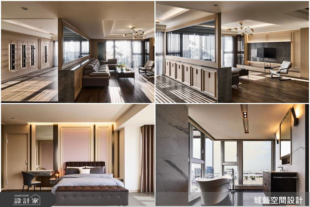 夕陽下的光影美學！高雄亞灣毛胚屋華麗變身，格局X風格X引光入室，成就...