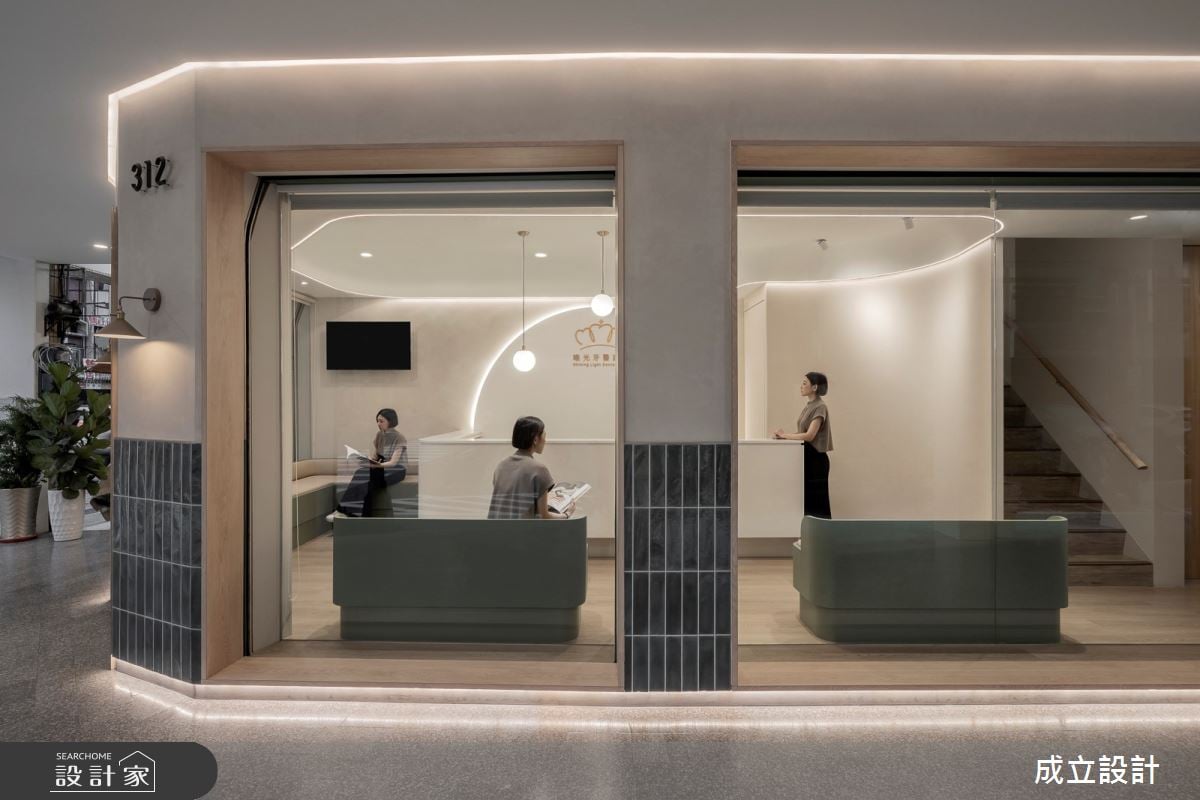 40年轉角公寓重獲新生!梳理老屋混雜動線，唯光牙醫煥新高雄市容，暖心形...