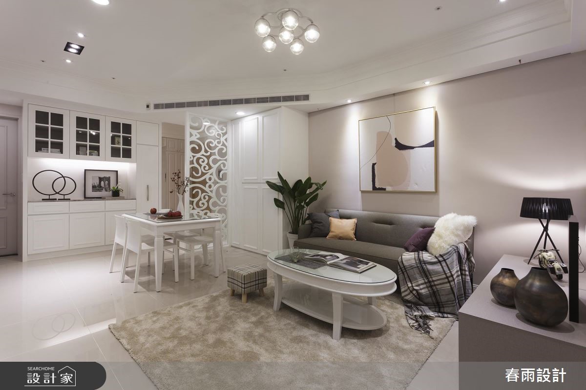 27.9坪白色高機能美式宅！細膩設計細節與多元收納機能，創造優雅與實用...