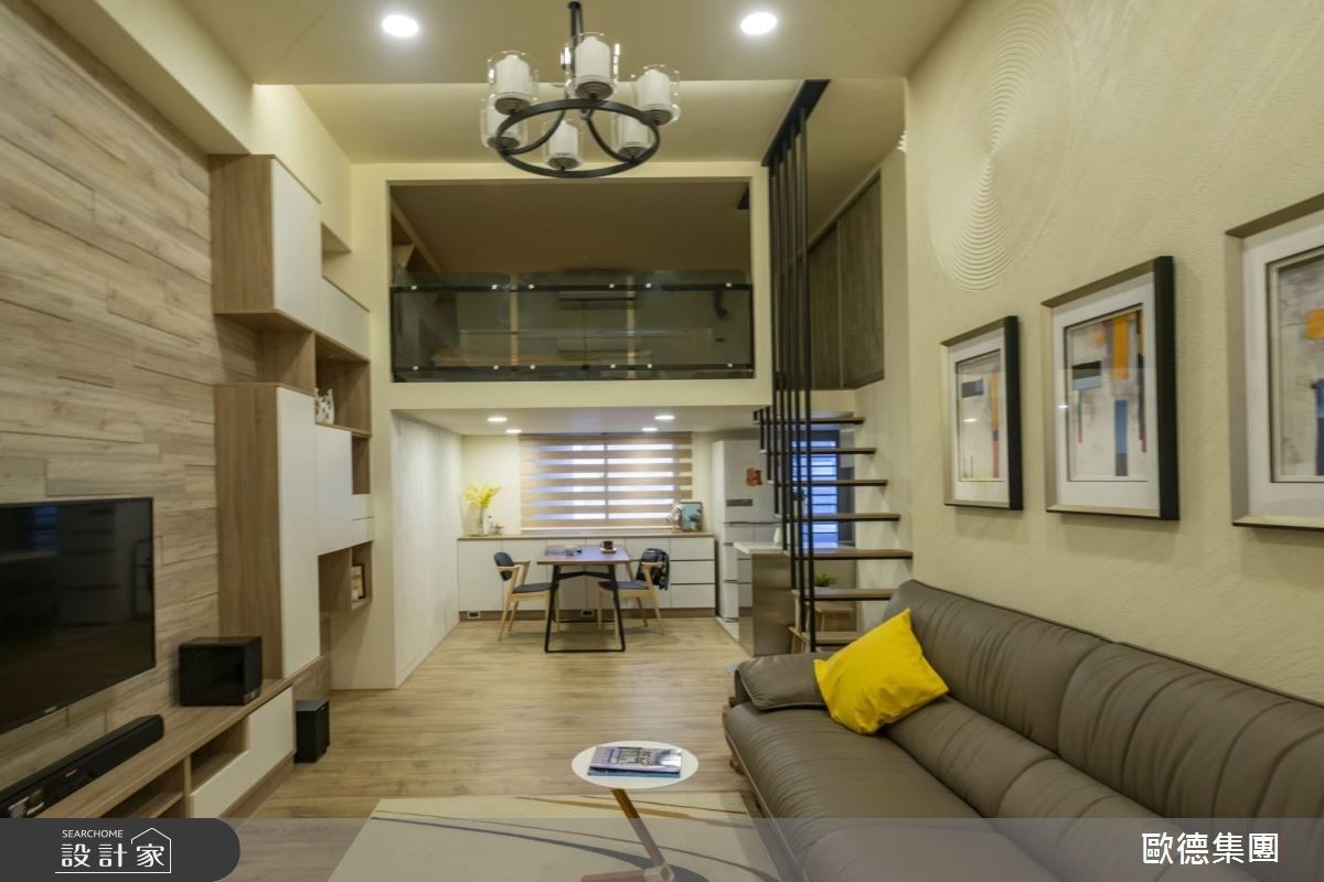 老屋翻新質感單身宅！微調隔局、系統收納與滿載機能，體現15坪挑高北歐...