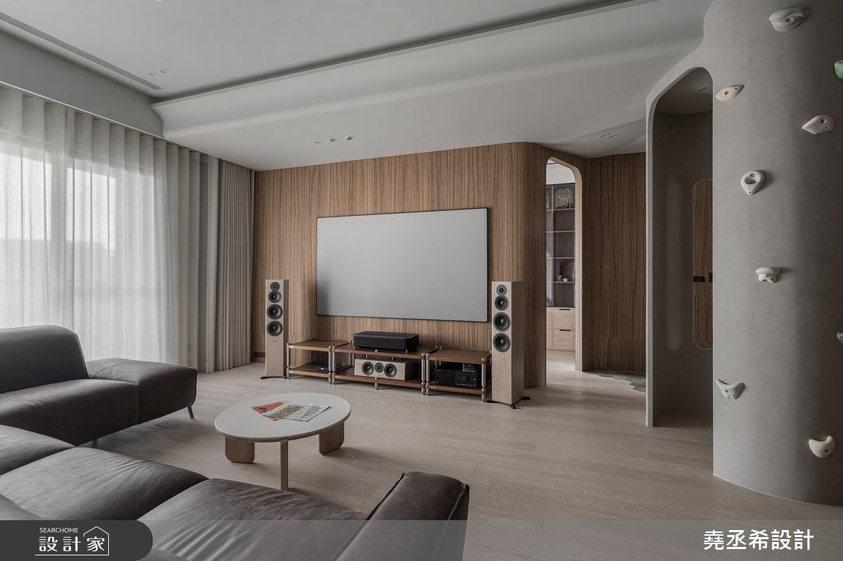 以「日式和風」按下靜音鍵！沉穩木石走入親子宅，更藏有家庭劇院、遊戲...