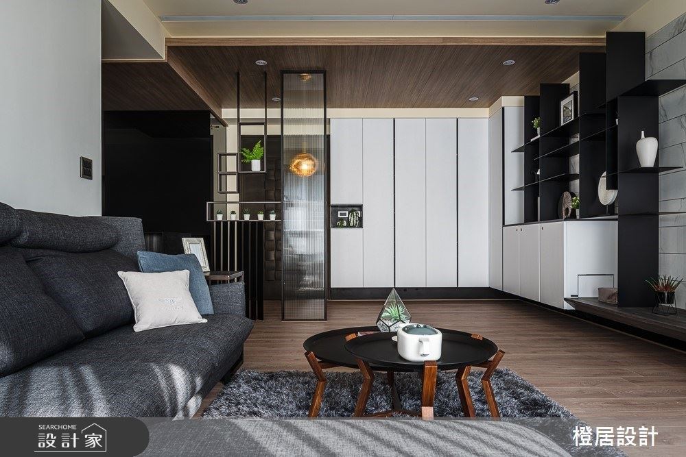 33 坪質感退休宅，天然石紋、暖木灰階的現代時尚氛圍