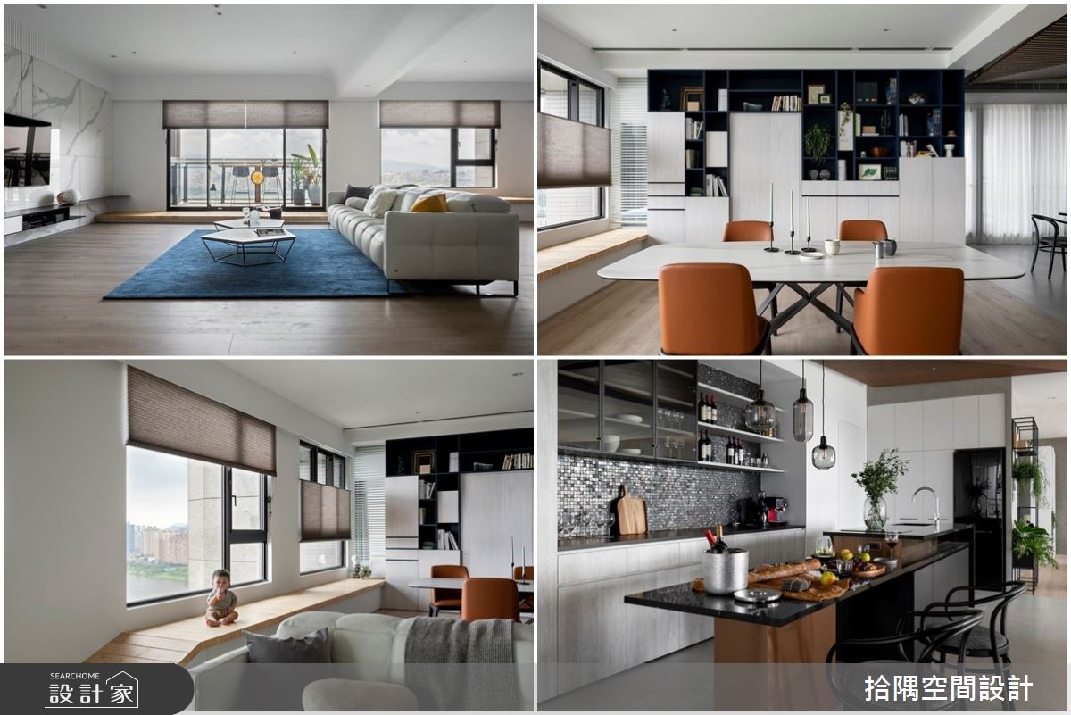 訂製最懂生活的豪宅！臥榻延伸窗景與休閒機能，開闊空間感孕育孩子在歡...