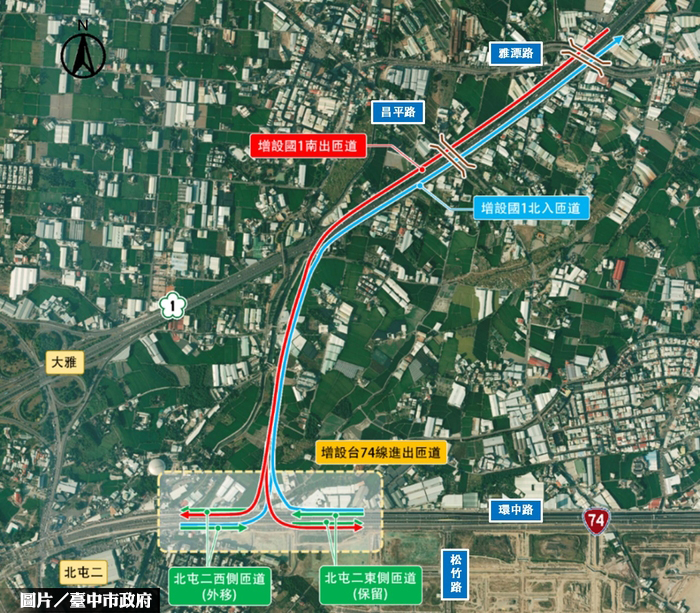 中市國1接台74線 通過國發會審查