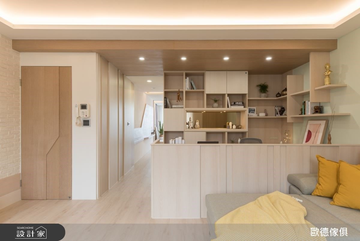 機能分隔動線合一，重塑溫馨北歐新婚宅