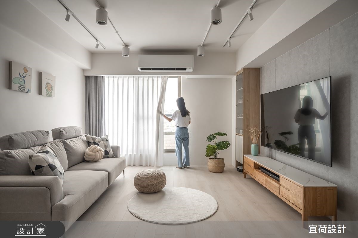 38年老屋翻新，量身打造日系奶茶風與中性北歐質感的人貓共存空間