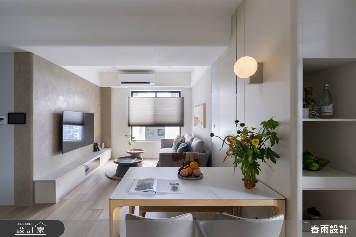 不思議小宅放大術！實現好感系生活， 14.6 坪現代風小家變得清新又明亮！