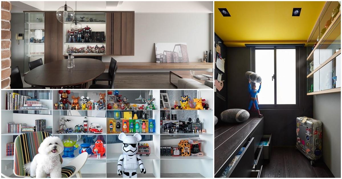 為公仔找美宅！彙整 12 到 30 坪居家的公仔收納術