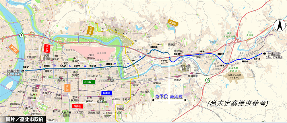 捷運汐止東湖線 再送中央審議