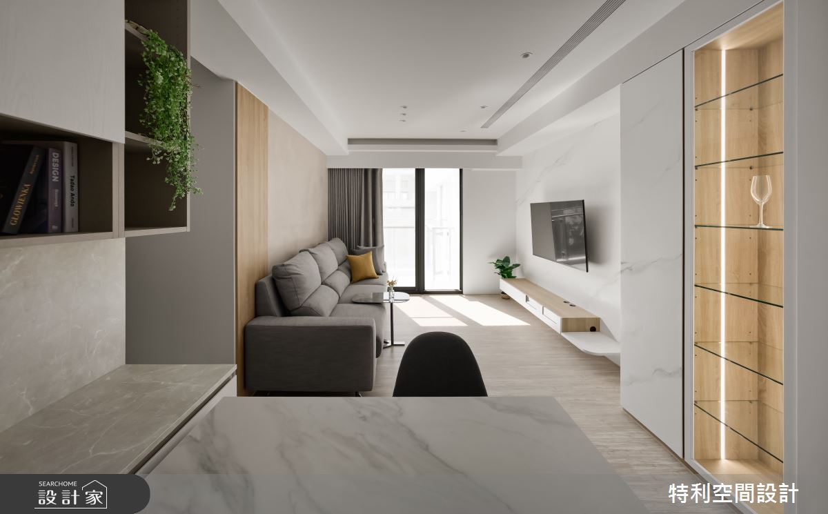 專屬工班高效率！揉合簡約色調與時尚燈帶，創造透亮的療癒日常