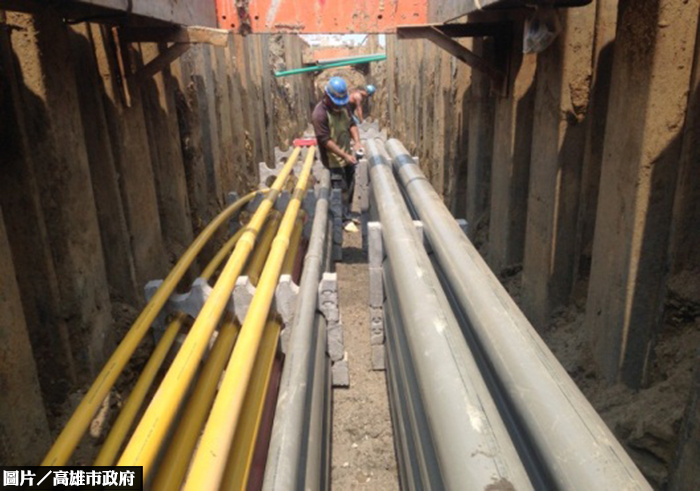 高雄重劃區推共同管道  路面不再一直挖