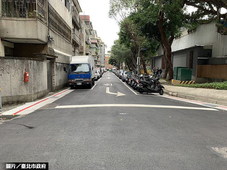 北市長春路114巷 路面更新更好行