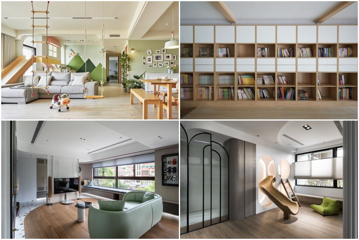 【TV】溜滑梯、盪鞦韆、共讀區 成就親子同歡的居家遊樂場