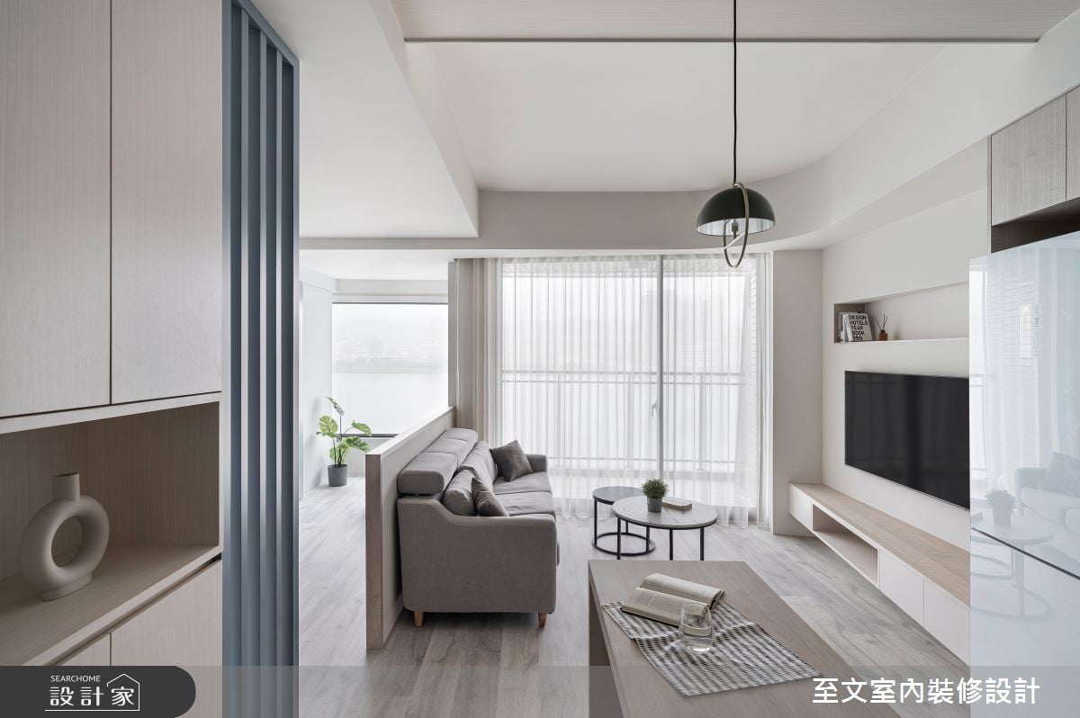 調整格局引河景入室，只有13坪也能兼具隱私與空間感