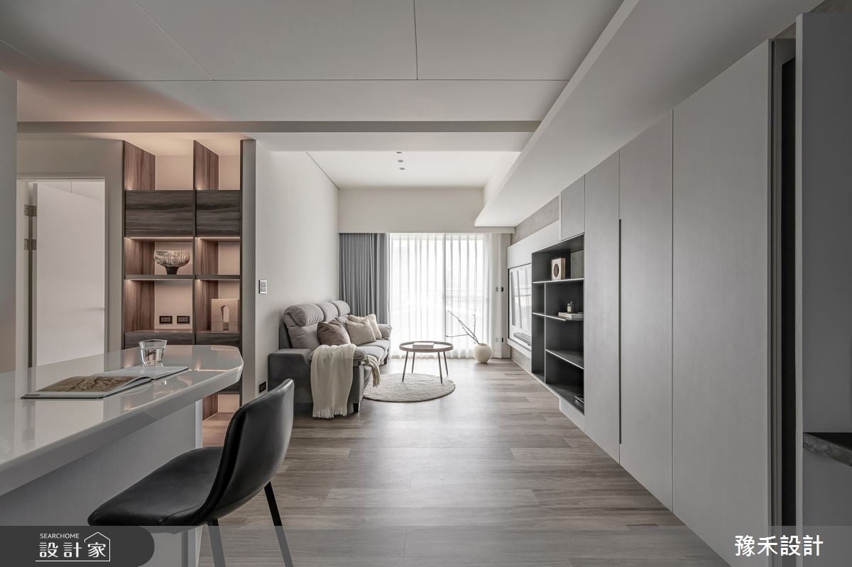 22坪看起來卻好大？！預售屋聰明客變，運用筆墨的筆法，回家彷彿走入畫...