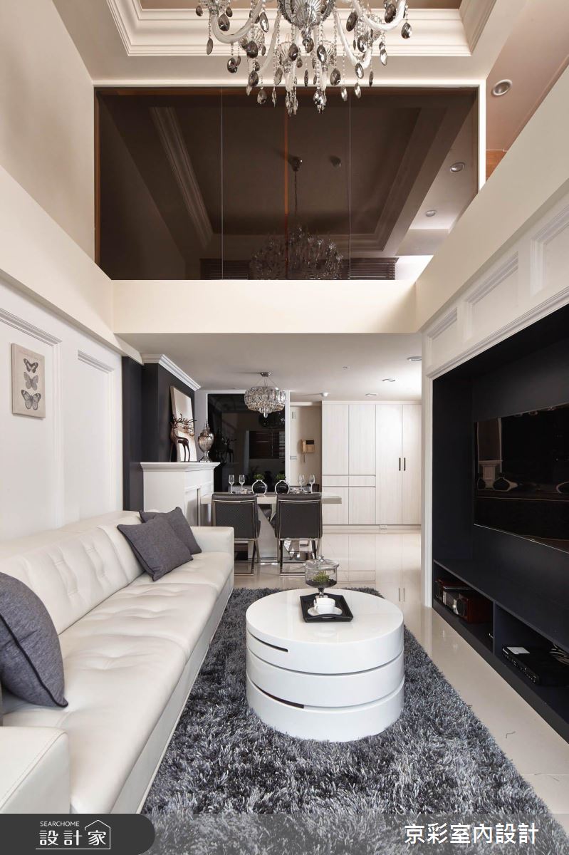 夾層老屋也能變豪宅！黑白新古典的簡單奢華