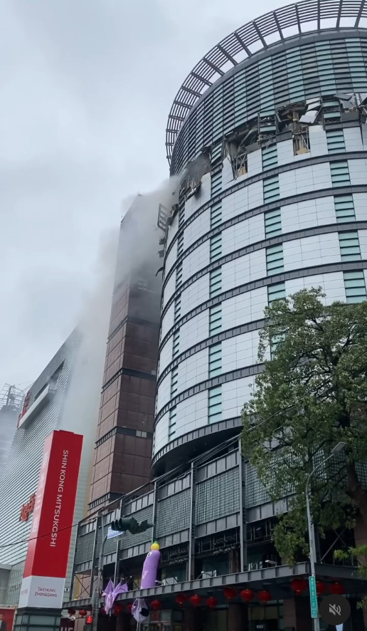 台中新光三越大爆炸「整層樓炸毀」 現場民眾驚魂未定：超大聲