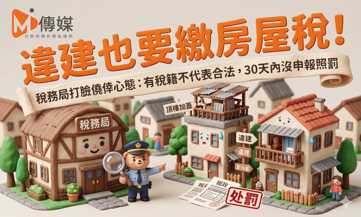 違建也要繳房屋稅！稅務局打臉僥倖心態：有稅籍不代表合法，30天內沒申...