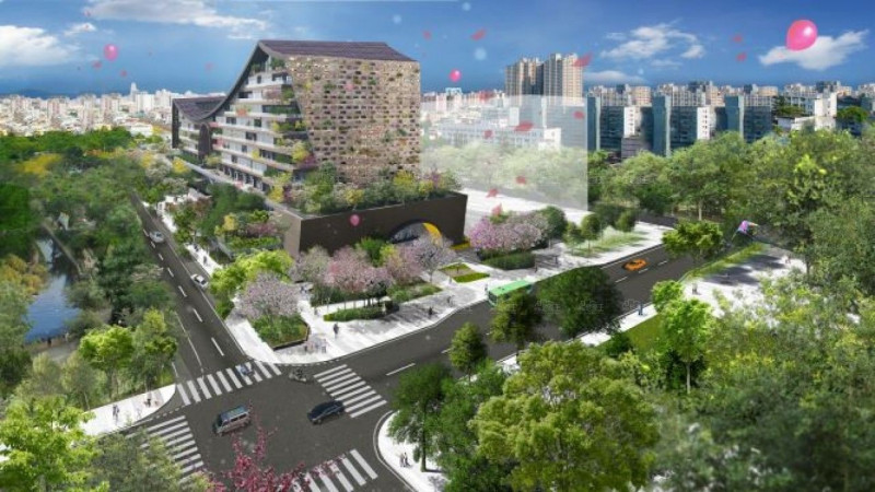 鳳山開發大樓1日開工 預計2023年12月底完工