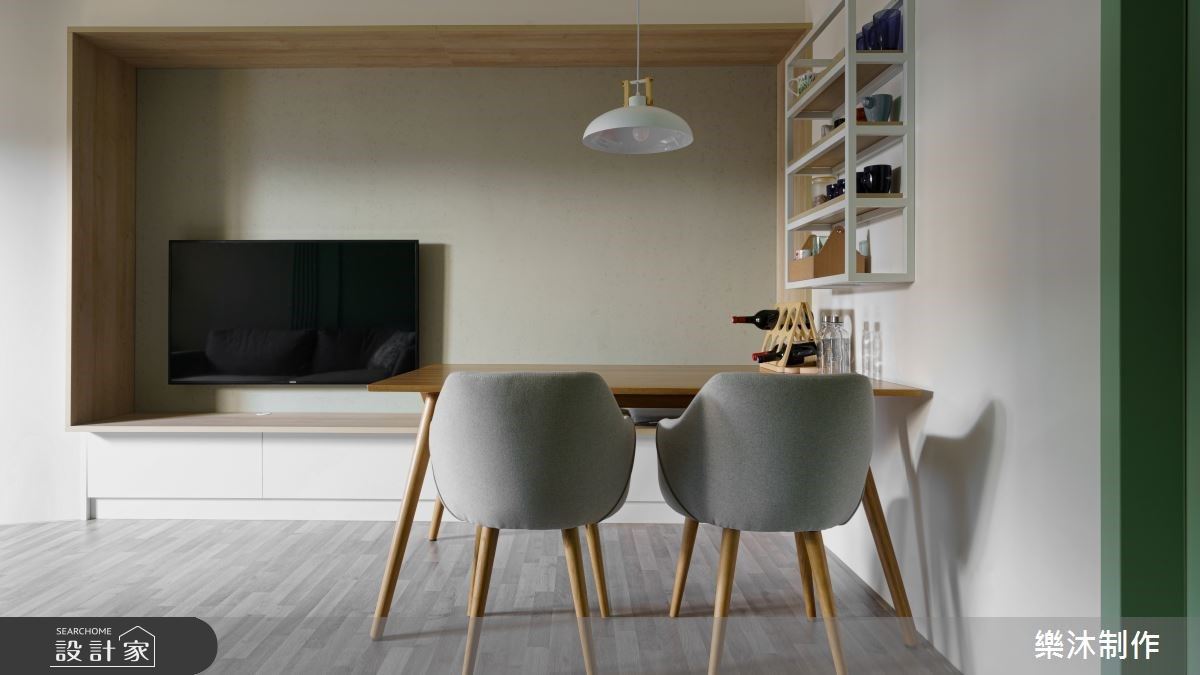 省空間、好收納！ 24 坪蘋果綠北歐宅，住進一家 5口的甜美幸福生活