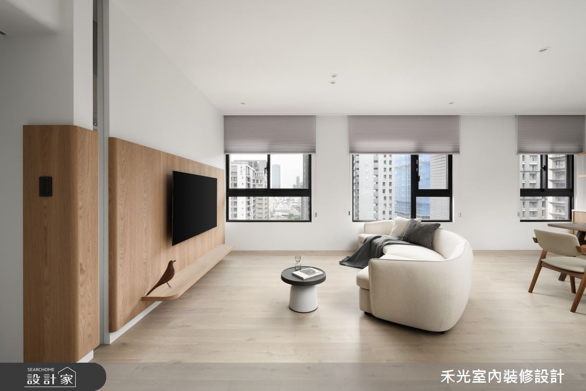 二次合作裝修，迎接新生命的到來!35坪雙拼住宅以簡約為題堆疊溫柔時刻