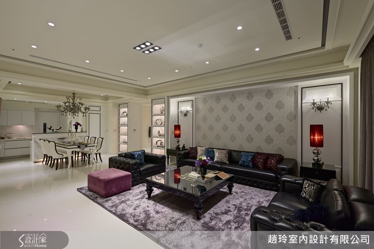 淨白輪廓融合精緻框線語彙，演繹優雅華貴的現代新古典