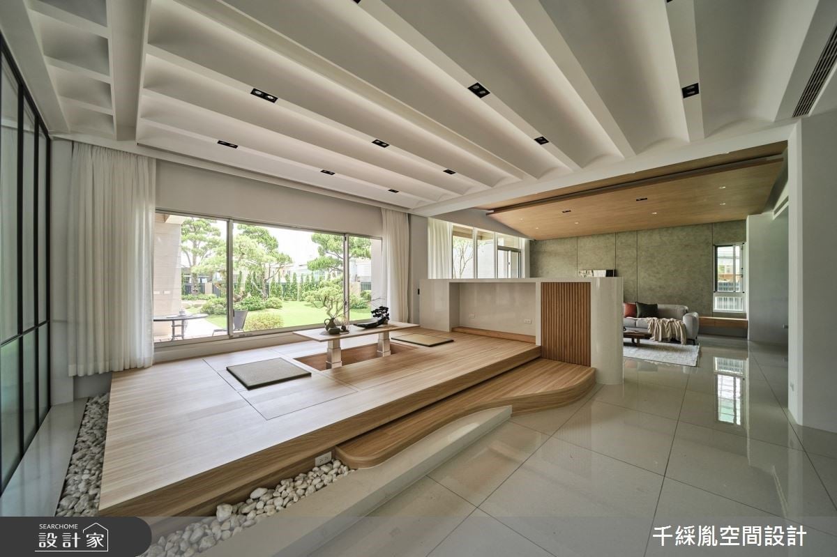 130 坪現代日式混搭風透天別墅，以自地自建打造舒適愜意的親子夢想家園～