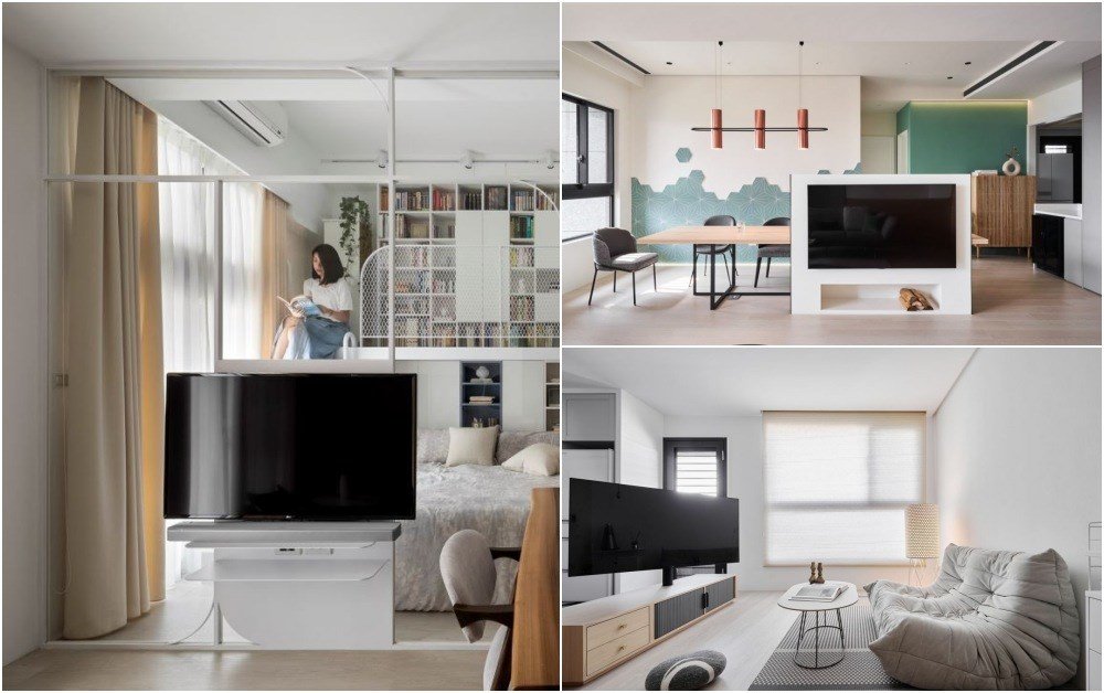 別被電視牆限制客廳格局！6 個創新電視牆設計 Q&A，公領域動線、機能瞬...