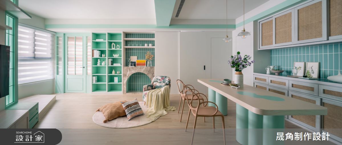 最愛清新夏日的薄荷綠色調，具森林氣息的自在居家！