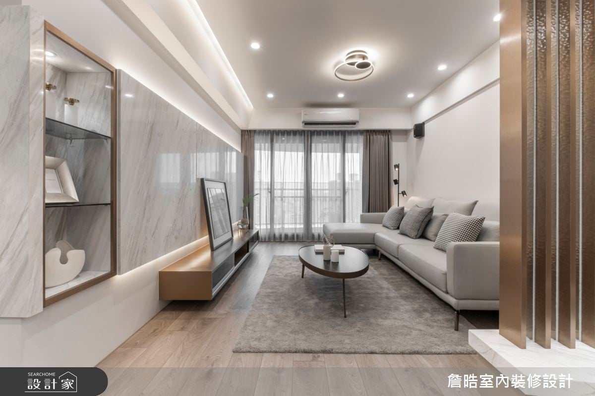 拆掉隔間讓30坪更放大！3+1房格局海納中島廚房、靜謐書房與精緻更衣間