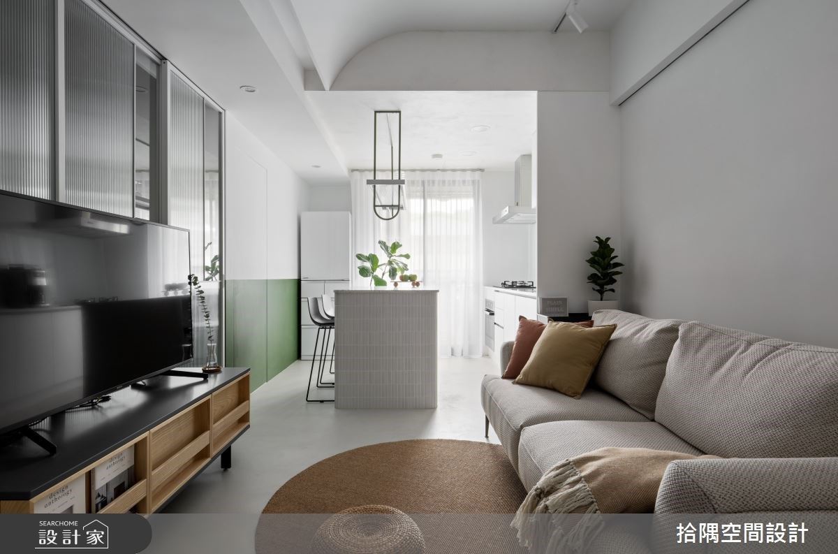 北歐風與日式風的時尚混搭！環繞於綠意與清新感的小坪數住宅