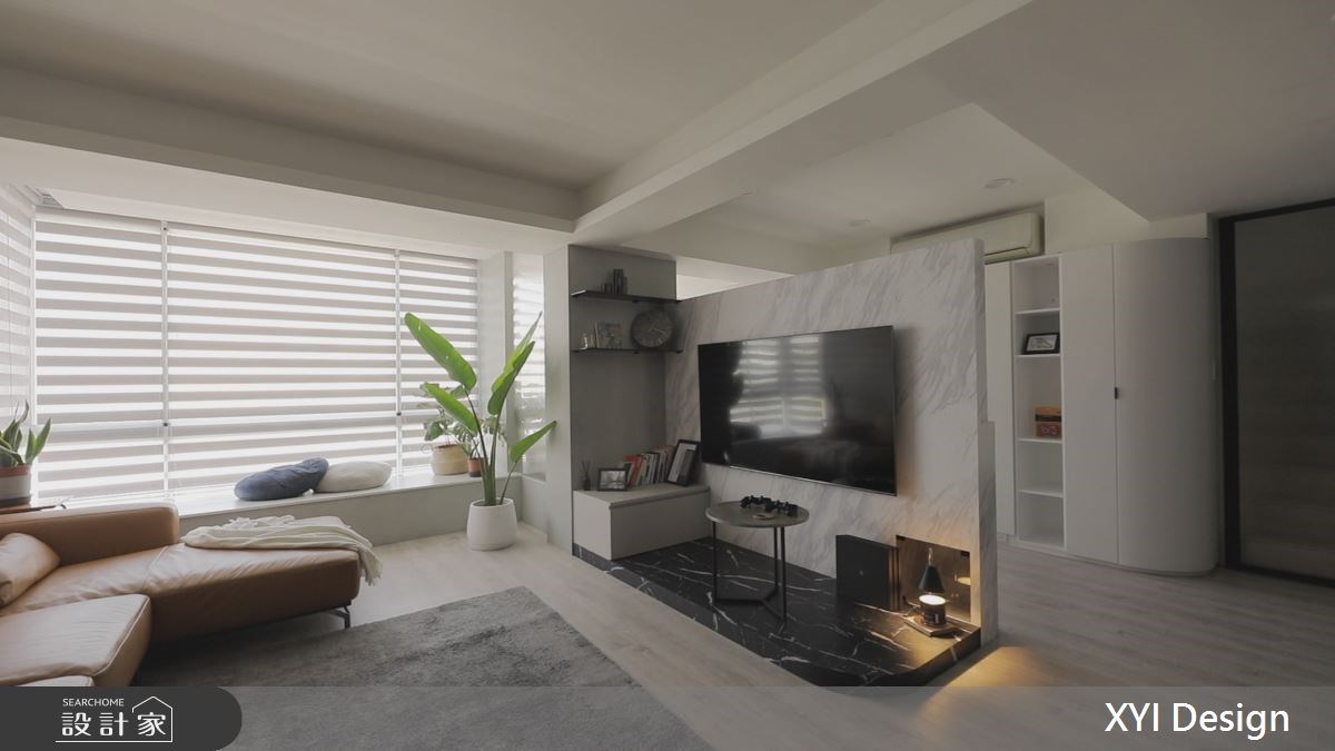 大幅優化老屋的格局動線！黑灰白簡約現代風，以日光照出一室的療癒與清爽