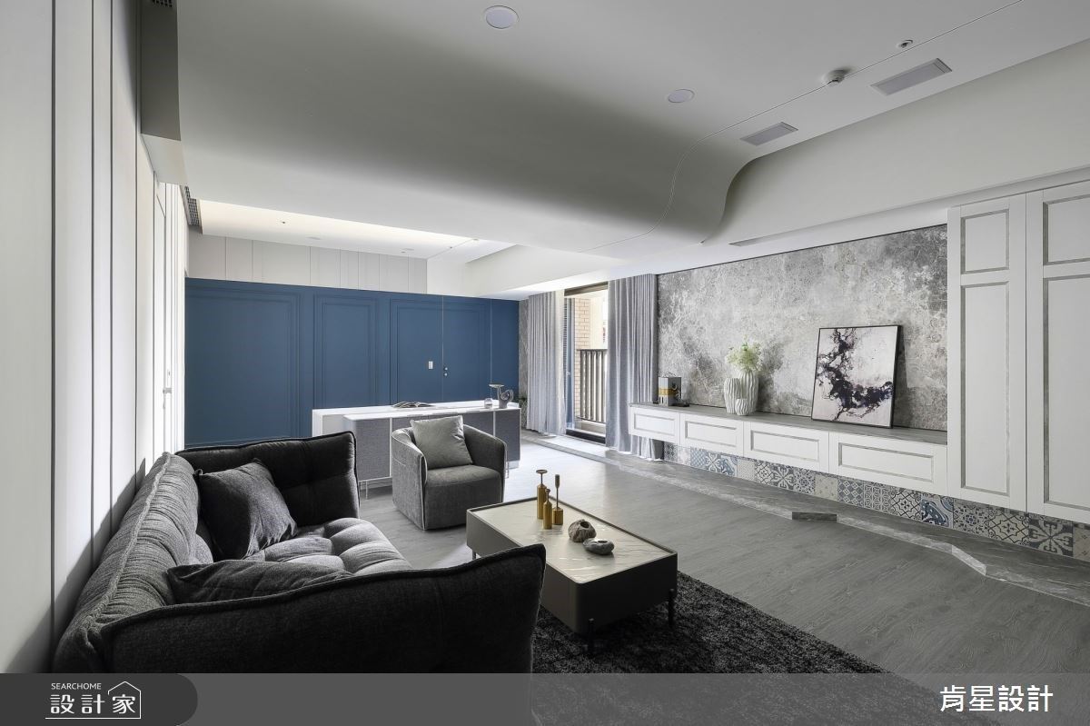 點線面連出我們的獨特風格 深藏不露的低奢現代毛胚宅