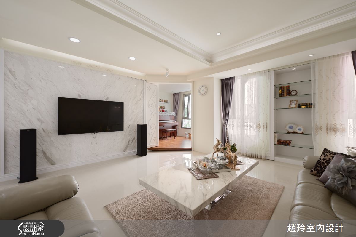 凌亂格局不用怕！善用分配術 打造清麗新古典透天宅