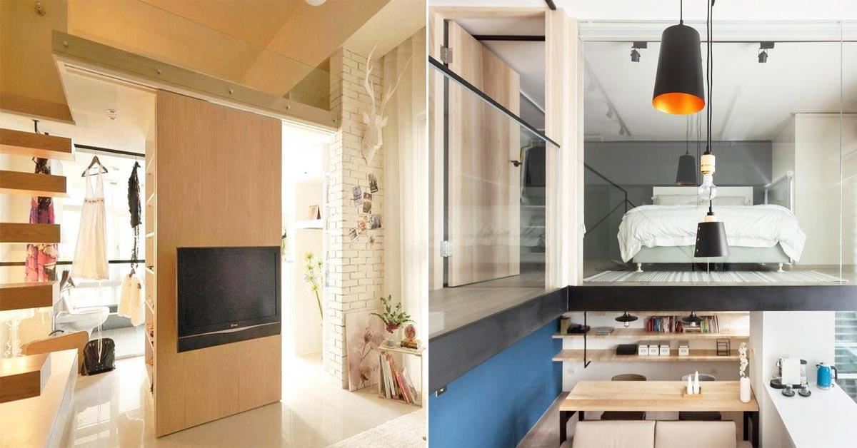 夾層高度怎麼算？上層臥房下層客廳一定是最好的方式嗎？13個挑高宅帶你...