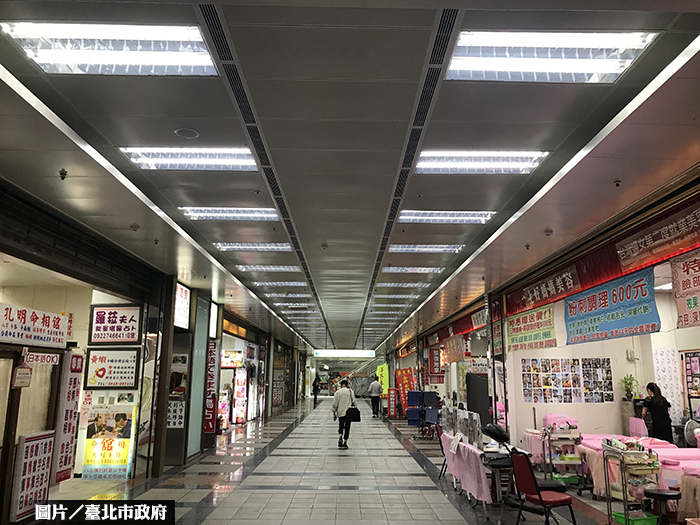 北市龍山寺地下街 月底更新完成