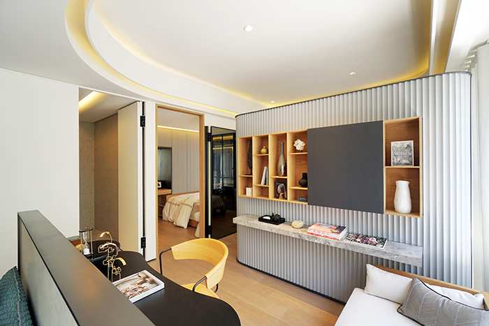 延伸弧線場域 型塑感官樣貌