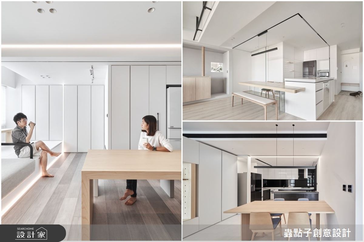 開箱3款簡約美宅的開放式廚房！重整格局、穿透隔間打造美好的烹飪用餐時光