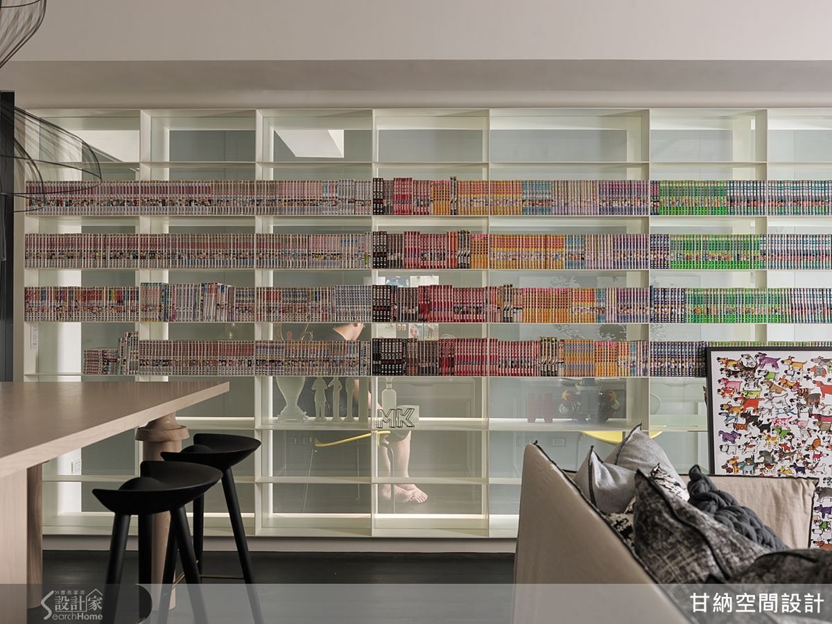 一道漫畫書牆喚醒感動初衷，讓家成為居住者的夢想航道