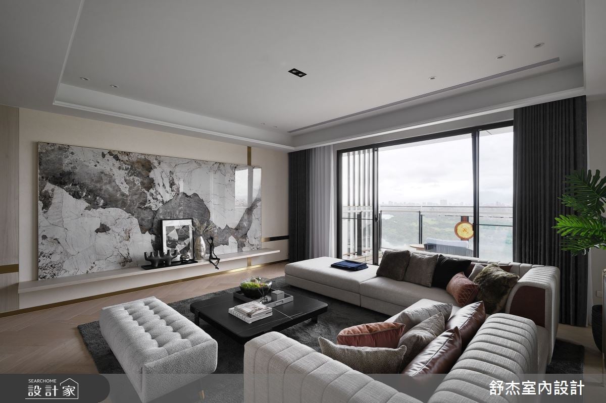 豪宅設計回歸純粹質感，新北市142坪現代宅讓剛剛好的奢華演繹高端品味