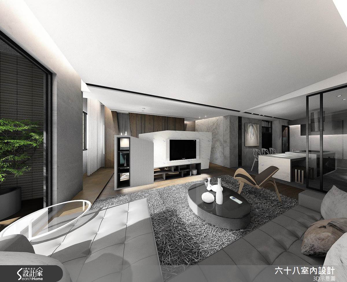 42坪質感激增！揉以日式禪風與簡約的摩登宅