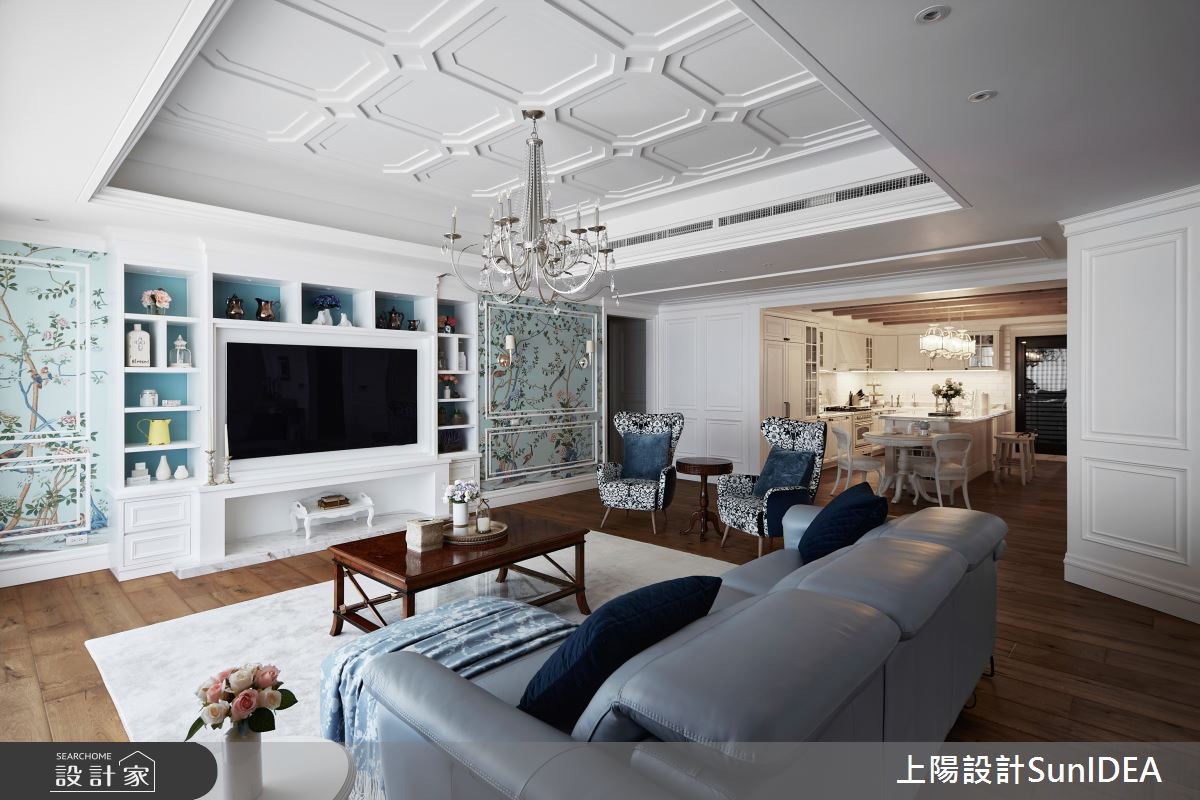 美式鄉村風把國外莊園生活移植台北！開放廚房、大更衣室滿足夫妻嗜好