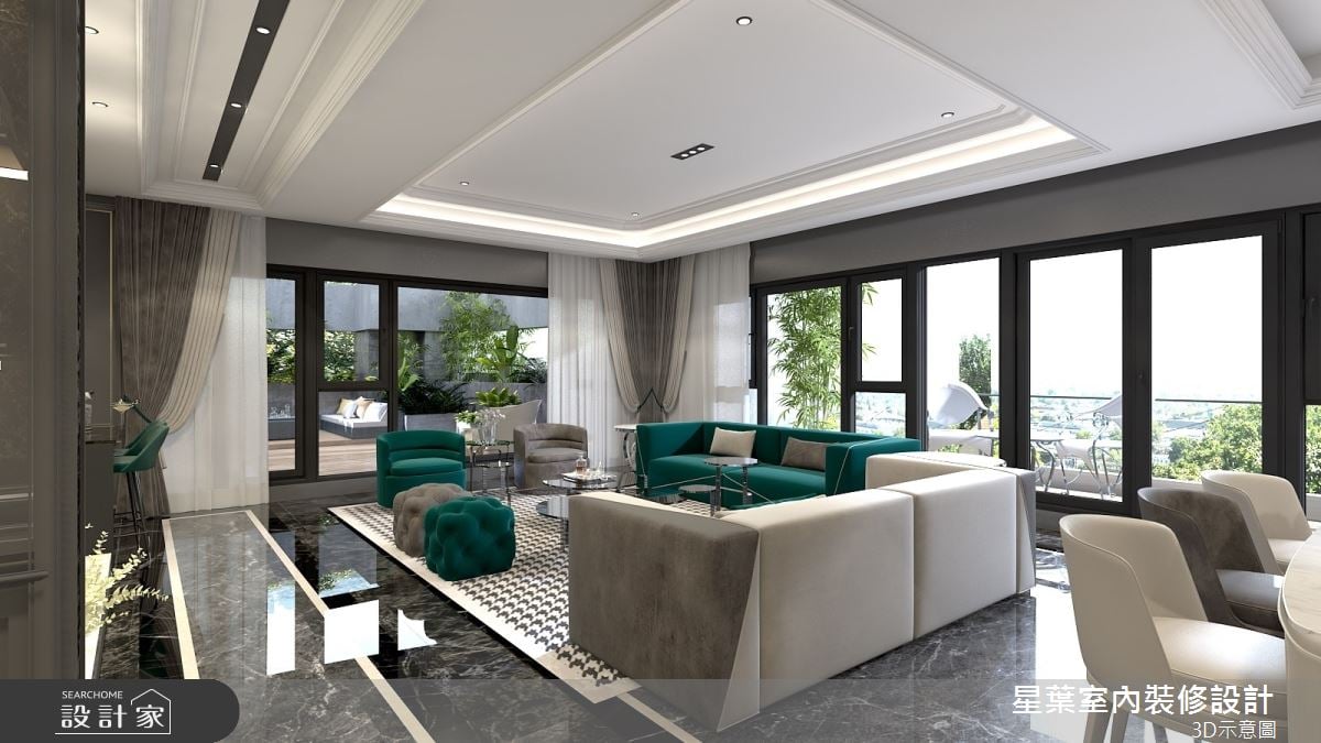 用自然擘畫現代精品宅，108坪毛胚屋的輕奢魅力